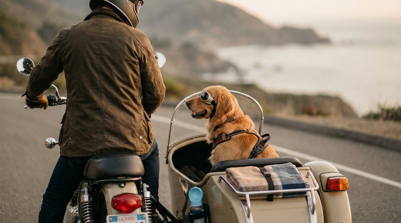 Habituer son chien à la moto : conseils, confort et bien-être